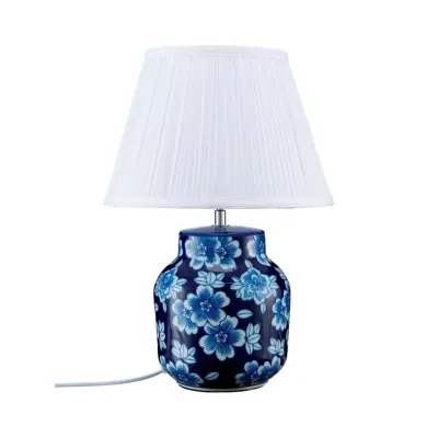 PR Home Fanny bordslampa Blå/vit 47cm