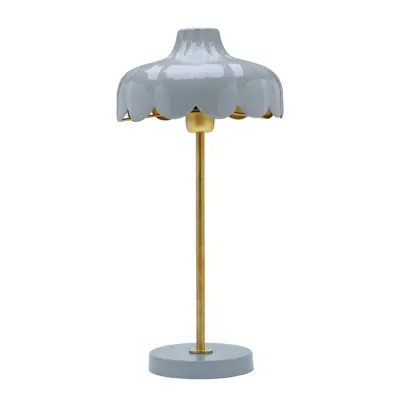 PR Home Wells bordslampa Denim/guld 50cm
