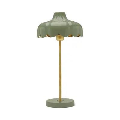 PR Home Wells bordslampa Mossa/guld 50cm