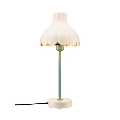 PR Home Wera bordslampa Offwhite/grön 47cm