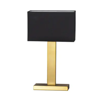 Prime bordslampa Mässing/svart skärm 47cm