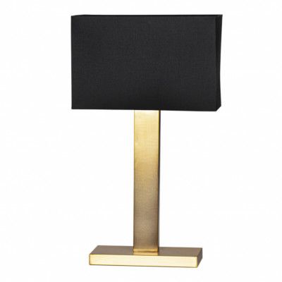 Prime bordslampa Mässing/svart skärm 69cm