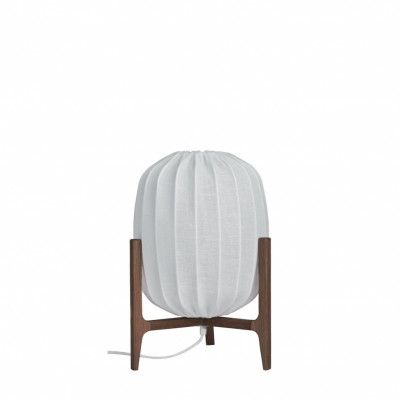 Prisma bordslampa, ask/vit linne 42cm