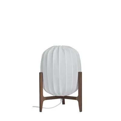 Prisma bordslampa, ask/vit linne 42cm