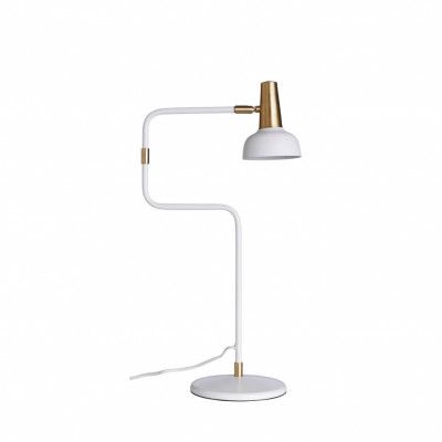 Ray bordslampa, vit/mässing 56cm