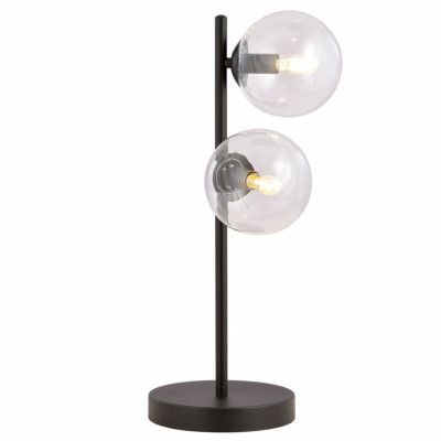 ROSSI LN2 Bordslampa, Svart/Transparent