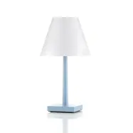 Dina+ Portable Bordslampa Light Blue - Rotaliana - Vardagsrum - Design - Metall - Med lampskärm