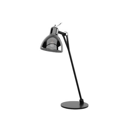 Rotaliana - Luxy Glam T0 Bordslampa Black/Smoke Chrome Semi Transparent