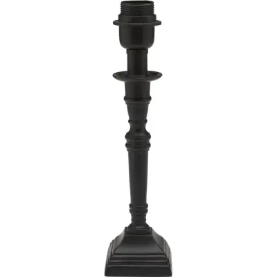 Salong Lampfot, Matt Svart 33cm