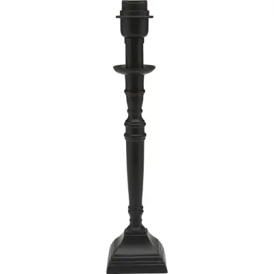 Salong Lampfot, Matt Svart 42cm
