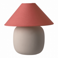 Scandi Living Boulder bordslampa 29 cm beige-peach Lampfot