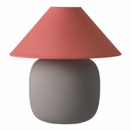 Scandi Living Boulder bordslampa 29 cm grey-peach Lampfot