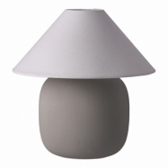 Scandi Living Boulder bordslampa 29 cm grey-white