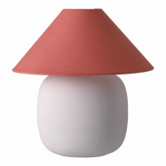 Scandi Living Boulder bordslampa 29 cm white-peach Lampfot