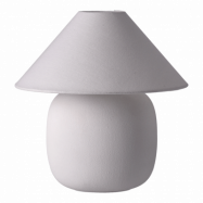 Scandi Living Boulder bordslampa 29 cm white-white Lampfot