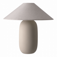 Scandi Living Boulder bordslampa 48 cm beige-nature Lampfot