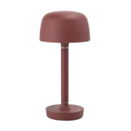 Scandi Living Halo portabel bordslampa 25,5 cm Burgundy