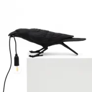 SELETTI - Bird Lamp Playing Bordslampa Svart