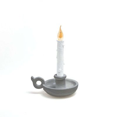 Seletti - Bugia Blow ToGo Bordslampa Grey
