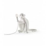 Seletti - Monkey Sitting Bordslampa Vit