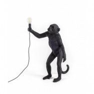 Seletti - Monkey Standing Utomhus Bordslampa Svart