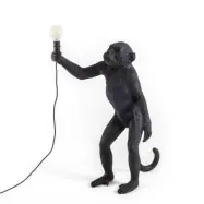 SELETTI - Monkey Standing Utomhus Bordslampa Svart