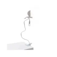 SELETTI - Sparrow Landing Klämlampa White
