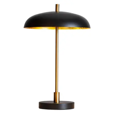 Shelby bordslampa Matt svart/guld 45cm