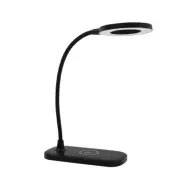 Siona LED Bordslampa CCT Dim. w/Charger Svart - Lindby