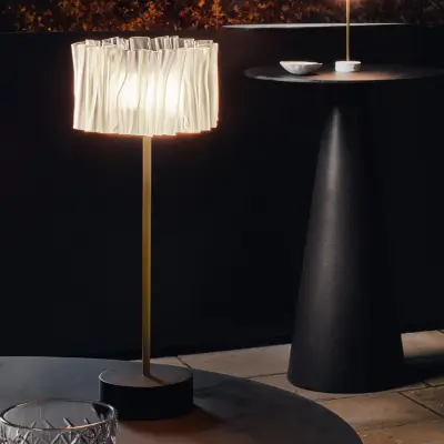 Accordéon Battery BordSLAMPa Prism/Black - Vardagsrum - Design - Metall - Med lampskärm