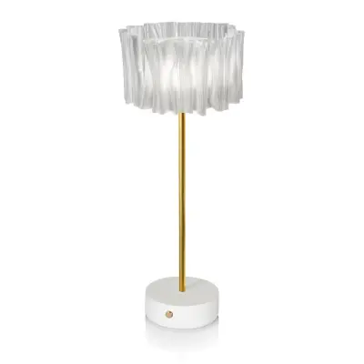 Slamp - Accordéon Battery Borda Prism/White