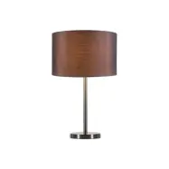 SLV - Fenda Bordslampa Ø45,5 Grey/Brushed Metal