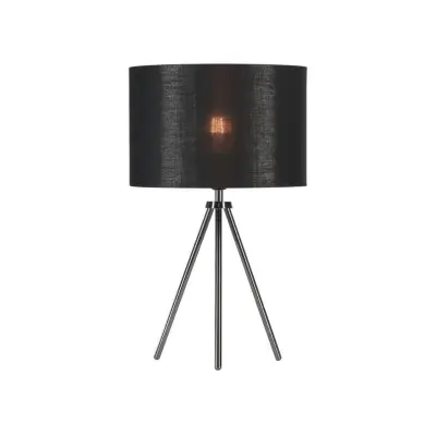 SLV - Fenda Tripod Bordslampa Ø30 Black/Copper/Black