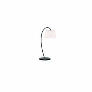 Snowdrop bordslampa, svart/vit