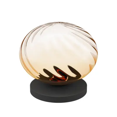 Stars of Light - Pantoja bordslampa svart/bärnstensfärgad 24 cm CCT –