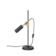 Stav bordslampa, svart/råmässing 64cm