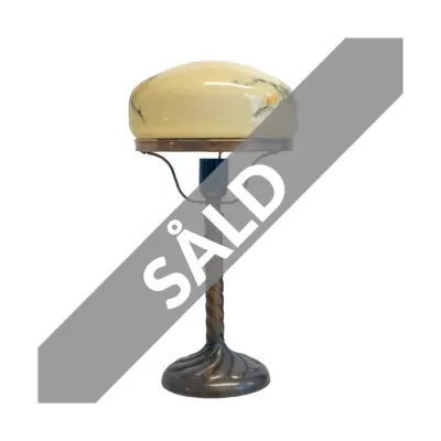 Strindbergslampa bord, Art deco