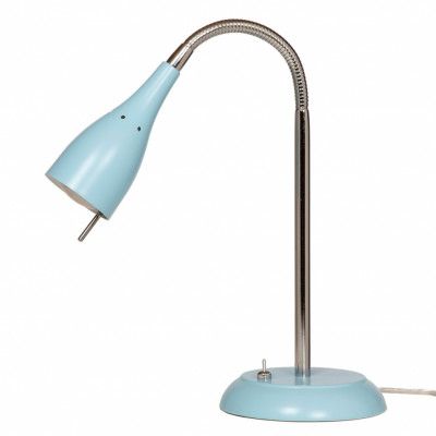 Tanum bordslampa, ljusblå 40cm