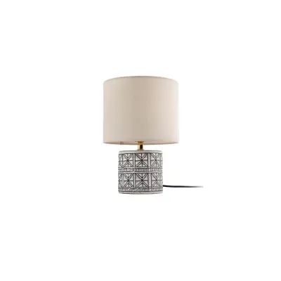 Lucande - Thalorin Bordslampa White/Black/Grey