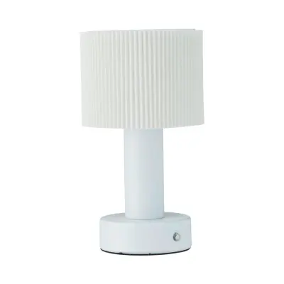Tiara bordslampa, Laddbar vit