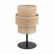 TK Calisto bordslampa - naturjute och svart metall