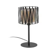 TK Harmony bordslampa - naturjute och svart metall