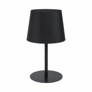 TK Maja bordslampa - svart tyg och svart metall