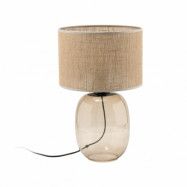 TK Melody bordslampa - naturjute och topasglas
