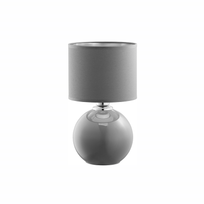 TK Palla bordslampa, Small - grått tyg och grått glas