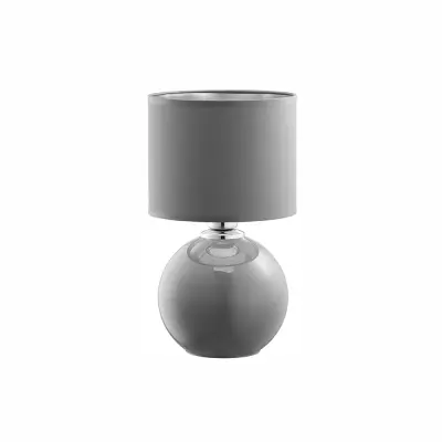 TK Palla bordslampa, Small - grått tyg och grått glas