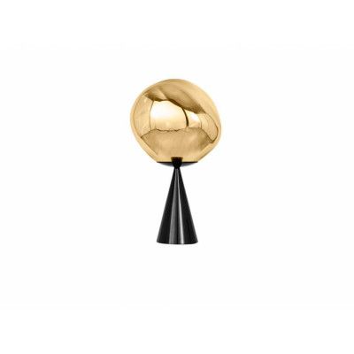 Tom Dixon - Melt Cone Fat Bordslampa Gold/Black
