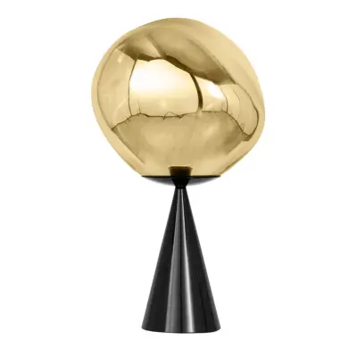 Tom Dixon - Melt Cone Fat bordslampa guld/svart