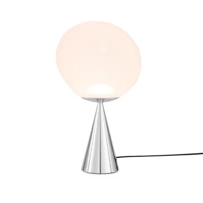 Tom Dixon - Melt Cone Fat bordslampa opal/silver