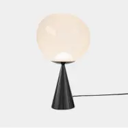 Tom Dixon - Melt Cone Fat bordslampa opal/svart